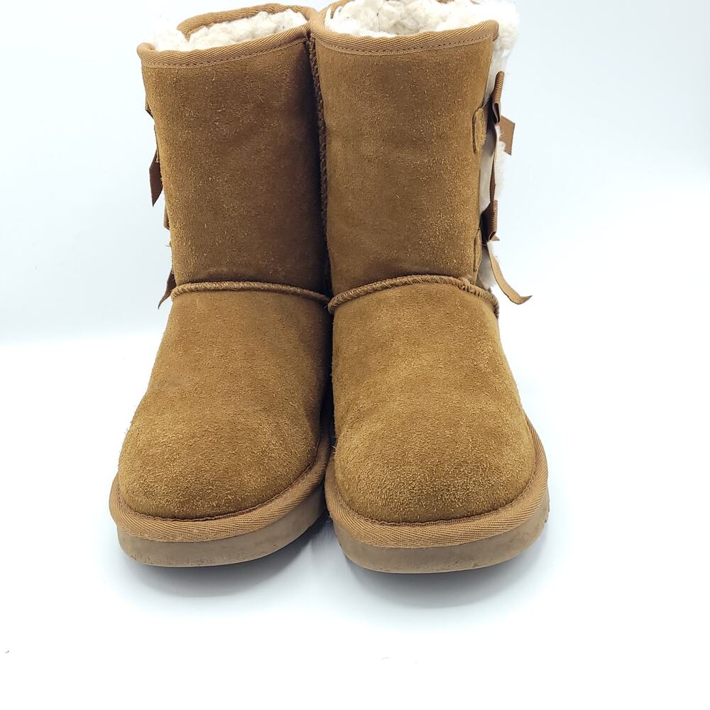 Koolaburra by UGG Victoria Short Winter Boots 1015874 Chestnut women's size 5 - Picture 7 of 9